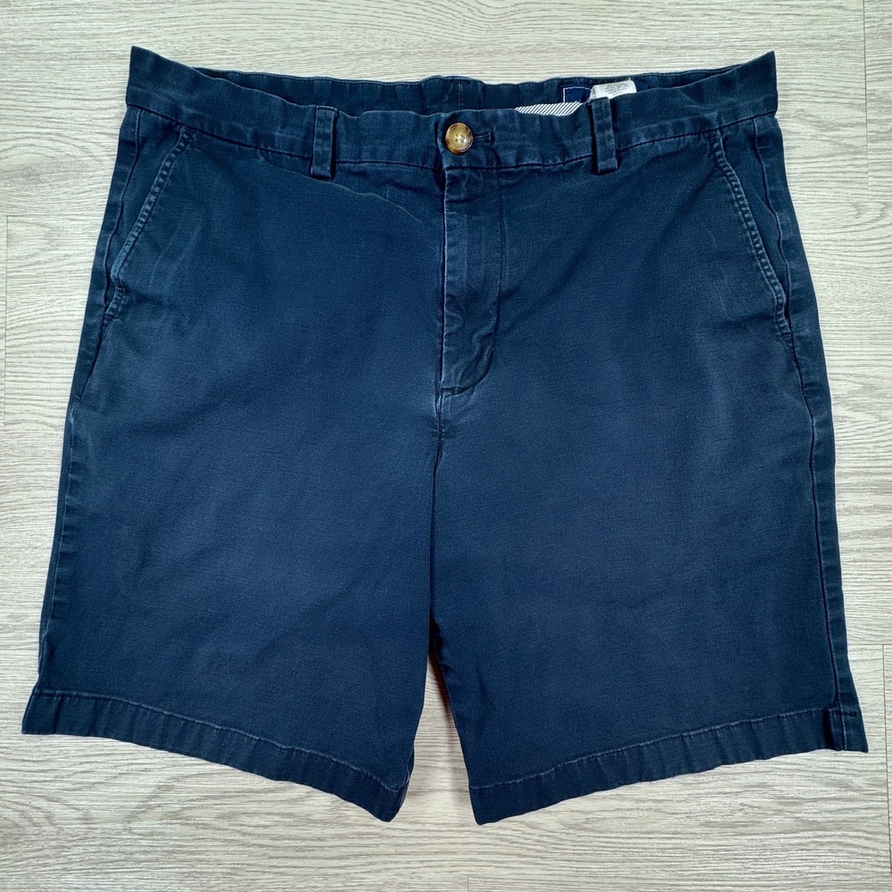 Vineyard Vines Men's Shorts 9" Inseam Navy Blue Size 34 Breaker Chino Stretch